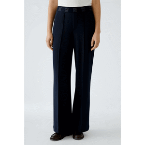 Oui Dark Blue Trouser